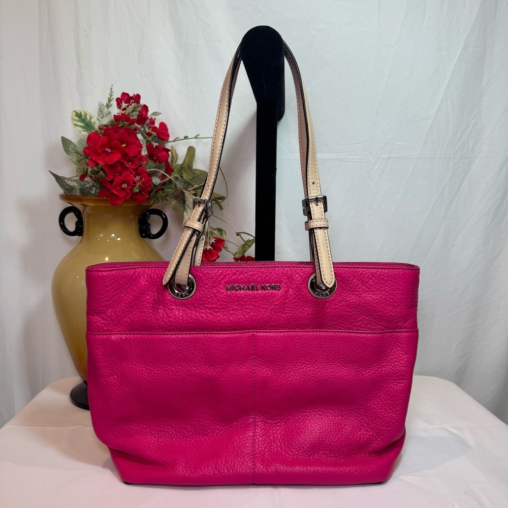 NWOT Michael Kors Pink Leather Tote Bag ‘Bedford Tote’